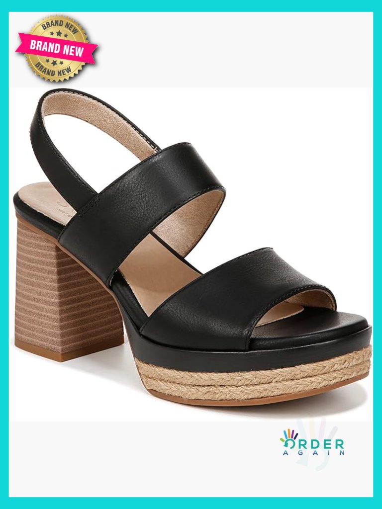 Braided Espadrille Slingback Platform Sandals Open Toe Block Heel